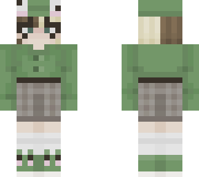 split dye frog hat girl