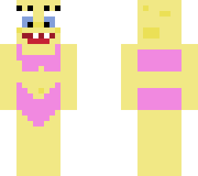 spongebob in a bikini