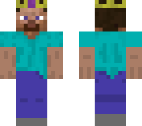 steve but with cool crown