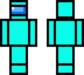 the crewmate  color - cyan
