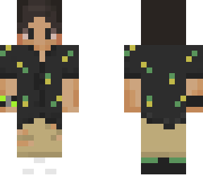 tropical boy with lime and black watch