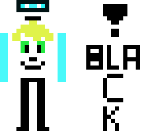 two in one guy black