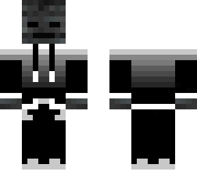 wither skeleton 2 tone hoodie