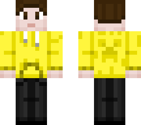 yellow hoodie