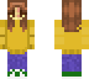 yellow sweater girl