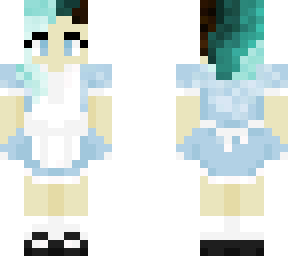 alice pero con el pelo asul