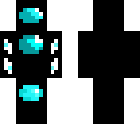 among us fan club skin (black)