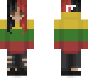ashe split dye