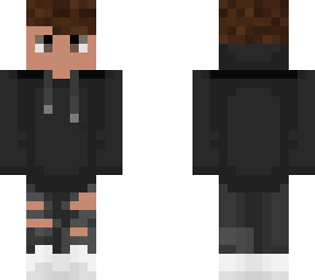 black hoodie boy
