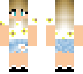 blonde sunflower shirt girl