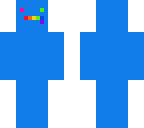 blue man