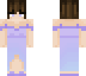 blue to purple blend dress