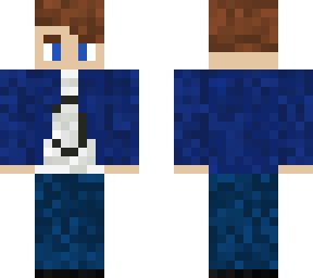 boy with blue jacket