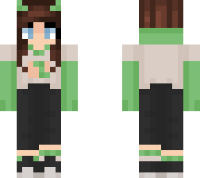 brunette girl in dino hoodie