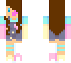 candy girl blowing bubble gum