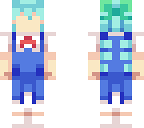 cirno (no face) (skin rig for mine-imator)