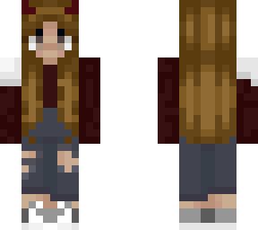 devil horn girl