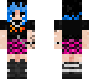 e-girl with tattoos