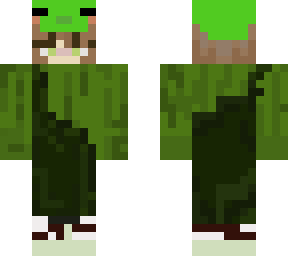 feminine frog person