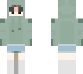 froggy girl in hoodie