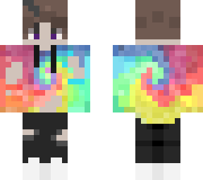 ghost tie-dye boy