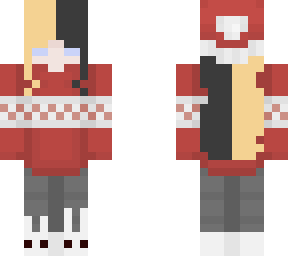 girl in christmas sweater