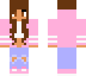 girl in pink hood