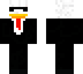 goose in a suit