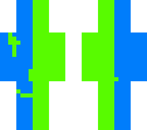 green and blue