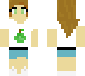 green apple girl