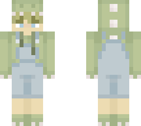 green dinosaur overalls boy
