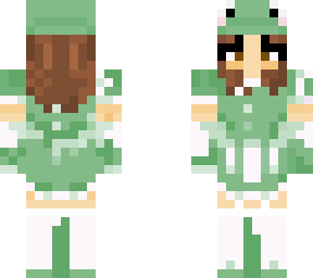 green maid backwards