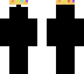 herobine  rainbow skin