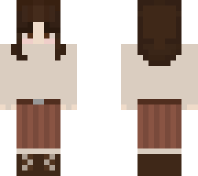 neutral beige/brown short hair girl