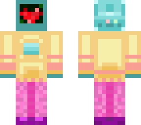 pastel tv head