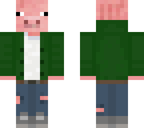 pig in coat