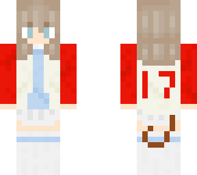 powder blue dirty blonde cat girl letterman