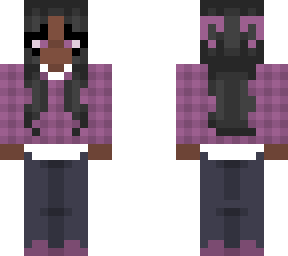 purple winter outfit