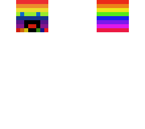 rainbow happy head