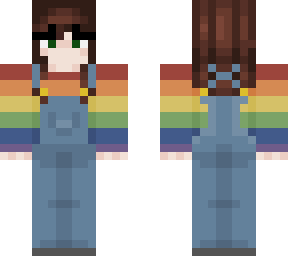 rainbow overalls