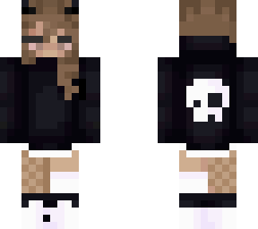 skull hoodie <3