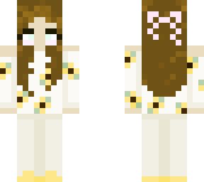 sunflower girl (recreate of my first skin)
