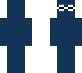 swag blue guy, edit of longleggedeel's unus **** skin