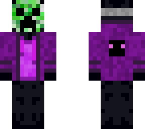 swag enderman with a creeper mask