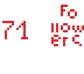 thx for 71 folowers