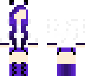 violet yumi (no face) (skin rig for mine-imator)