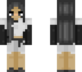 black 'n' white girl skin