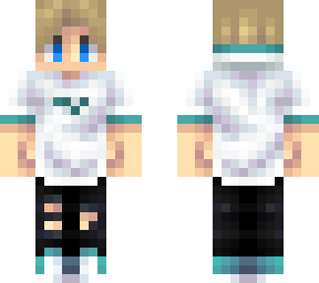 blond with blue eyes
