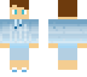 boy with blue fade