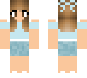 brown hair summer girl